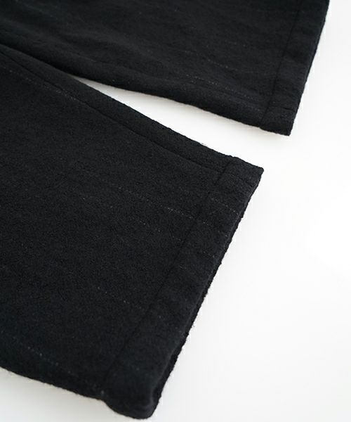 YOKO SAKAMOTOヨーコサカモト KASURI STRAIGHT PANTS [BLACK] YS - 24AW - 19カスリストレートパンツ