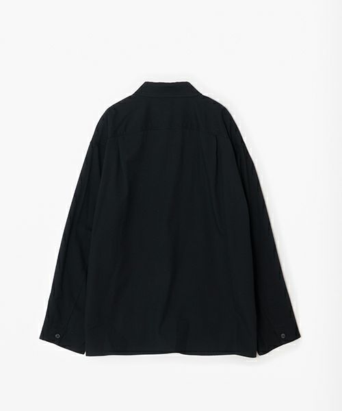 YOKO SAKAMOTO ヨーコサカモト BRUSHED WOOL WORK JACKET [BLACK] ウールワークジャケット