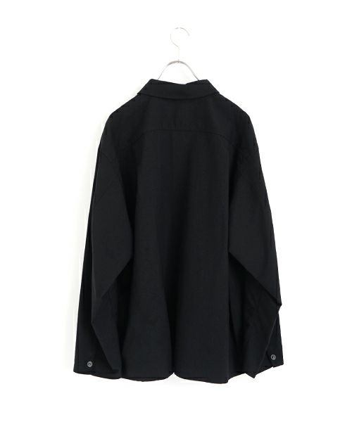 YOKO SAKAMOTOヨーコサカモト BRUSHED WOOL WORK JACKET [BLACK] YS - 24AW - 14ウールワークジャケット