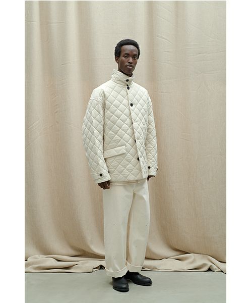 YOKO SAKAMOTOヨーコサカモト DENIM STRAIGHT PANTS [FADE WHITE] YS - 24AW - 49ストレートデニムパンツ