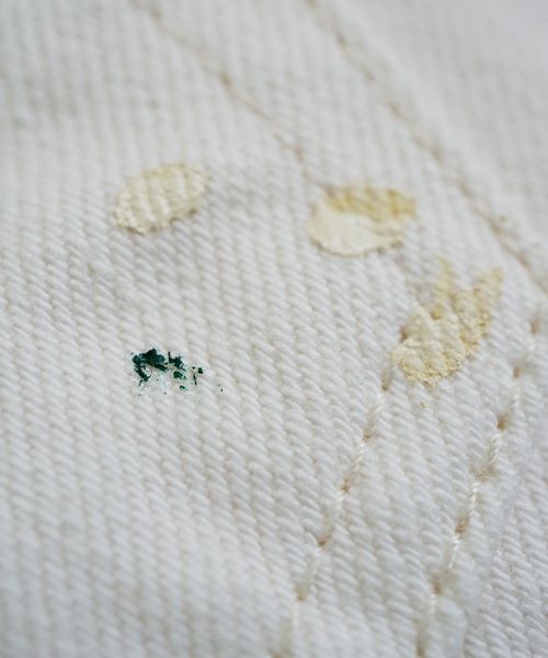 YOKO SAKAMOTOヨーコサカモト DENIM STRAIGHT PANTS [FADE WHITE] YS - 24AW - 49ストレートデニムパンツ