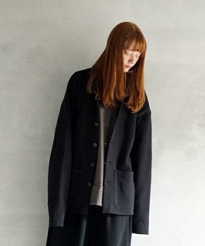 VUm<br>ヴウ<br>home&miles sweat jacket［BLACK] スエットジャケット vum-jk01