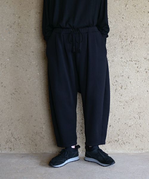 独特な 【送料無料】 chord home&miles ヴウ VU balloon バルーン pants［BLACK] パンツ