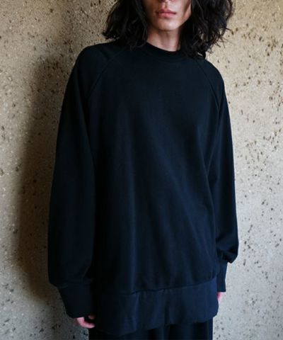 VU<br>ヴウ<br>home&miles sweat [BLACK] <br>スエット vum-sw01