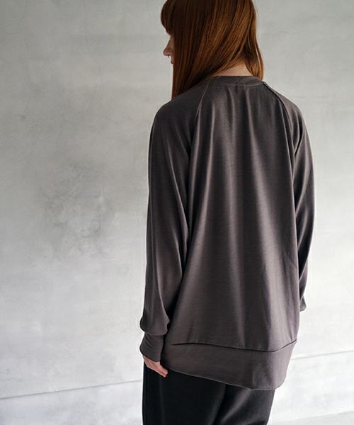 VU / ヴウhome&miles basic long knit [CHARCOAL] ベーシックロングニット vum-kn01
