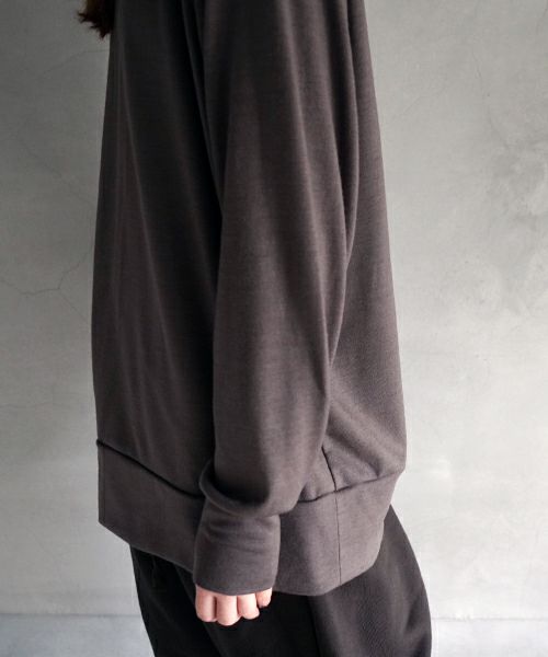 VU / ヴウhome&miles basic long knit [CHARCOAL] ベーシックロングニット vum-kn01