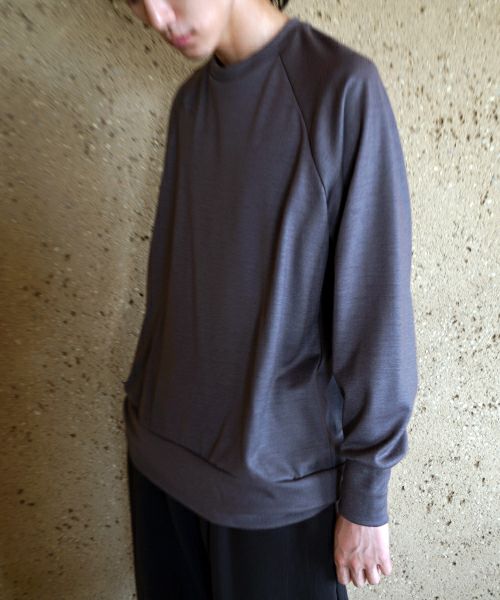 VU / ヴウhome&miles basic long knit [CHARCOAL] ベーシックロングニット vum-kn01