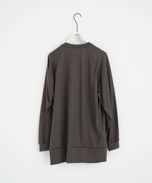 VU / ヴウhome&miles basic long knit [CHARCOAL] ベーシックロングニット vum-kn01