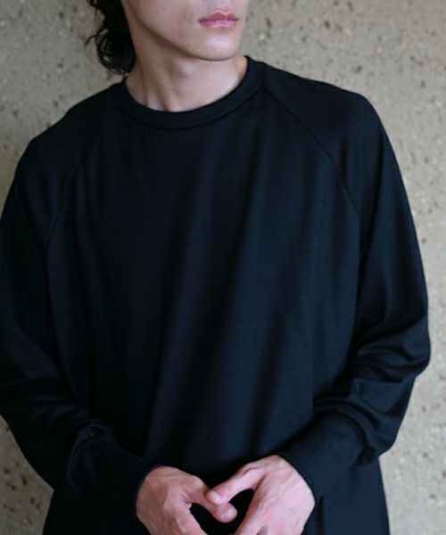  VU / ヴウhome&miles basic long knit [BLACK] ベーシックロングニット vum-kn01