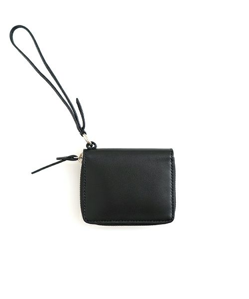ED ROBERT JUDSONエド ロバート ジャドソンkarabiner strap round zip purse 05.BLACK