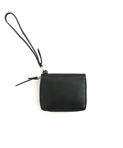 ED ROBERT JUDSONエド ロバート ジャドソンkarabiner strap round zip purse 05.BLACK