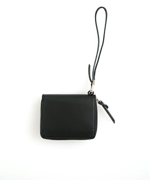ED ROBERT JUDSONエド ロバート ジャドソンkarabiner strap round zip purse 05.BLACK