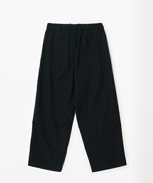  YOKO SAKAMOTOヨーコサカモトBRUSHED WOOL WIDE PANTS [BLACK]YS - 24AW - 36ウールパンツ