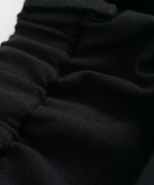  YOKO SAKAMOTOヨーコサカモトBRUSHED WOOL WIDE PANTS [BLACK]YS - 24AW - 36ウールパンツ