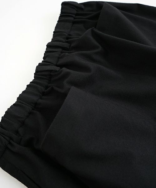  YOKO SAKAMOTOヨーコサカモトBRUSHED WOOL WIDE PANTS [BLACK]YS - 24AW - 36ウールパンツ