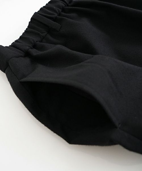  YOKO SAKAMOTOヨーコサカモトBRUSHED WOOL WIDE PANTS [BLACK]YS - 24AW - 36ウールパンツ