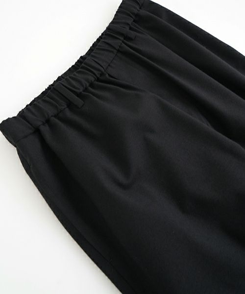  YOKO SAKAMOTOヨーコサカモトBRUSHED WOOL WIDE PANTS [BLACK]YS - 24AW - 36ウールパンツ