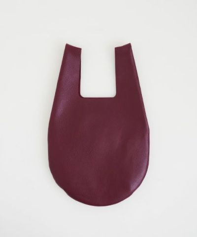 _Fot<br>フォート<br>half circle bag [0605b/burgundy]<br>ハーフサークルバッグ