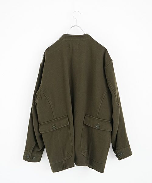YOKO SAKAMOTO ヨーコサカモト WORK STAND COLLAR JACKET [OLIVE] YS 