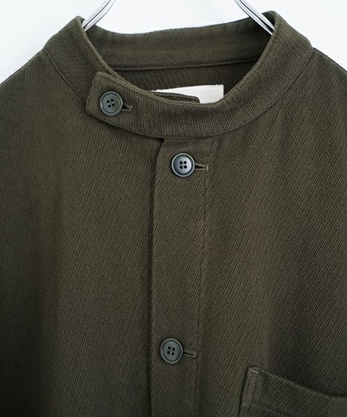 YOKO SAKAMOTOヨーコサカモト WORK STAND COLLAR JACKET [OLIVE] YS - 24AW - 41スタンドカラーワークジャケット