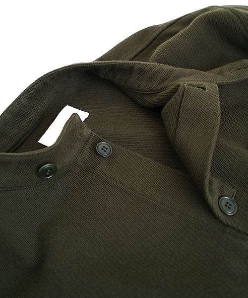 YOKO SAKAMOTOヨーコサカモト WORK STAND COLLAR JACKET [OLIVE] YS - 24AW - 41スタンドカラーワークジャケット