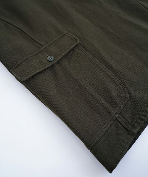YOKO SAKAMOTOヨーコサカモト WORK STAND COLLAR JACKET [OLIVE] YS - 24AW - 41スタンドカラーワークジャケット