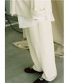 YOKO SAKAMOTOヨーコサカモトWORK TROUSERS [ECRU] YS - 24AW - 43テーパードトラウザー