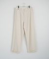 YOKO SAKAMOTOヨーコサカモトWORK TROUSERS [ECRU] YS - 24AW - 43テーパードトラウザー