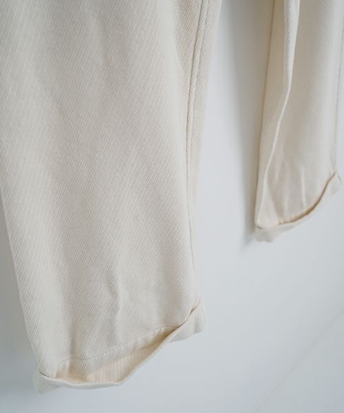 YOKO SAKAMOTOヨーコサカモトWORK TROUSERS [ECRU] YS - 24AW - 43テーパードトラウザー