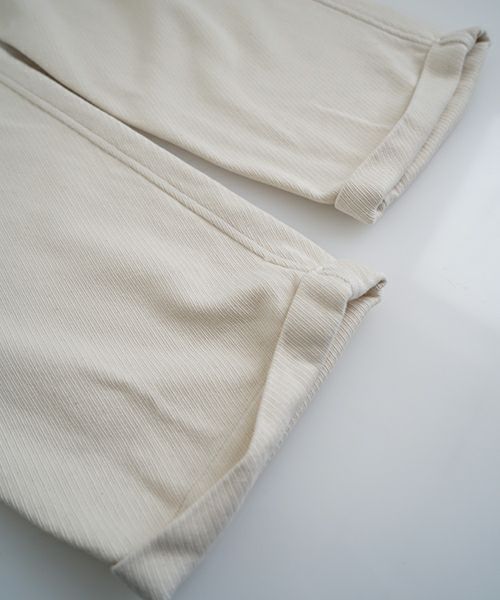 YOKO SAKAMOTOヨーコサカモトWORK TROUSERS [ECRU] YS - 24AW - 43テーパードトラウザー