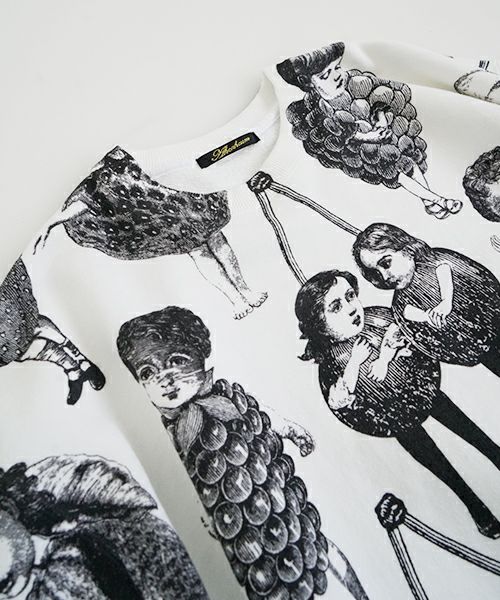 HCAHCUMあちゃちゅむフルーツ女スエット（white)