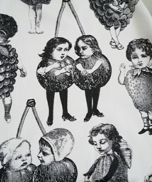 HCAHCUMあちゃちゅむフルーツ女スエット（white)