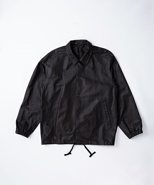 YOKO SAKAMOTOヨーコサカモト LEATHER COACH JACKE [BLACK] YS - 25SS - 02