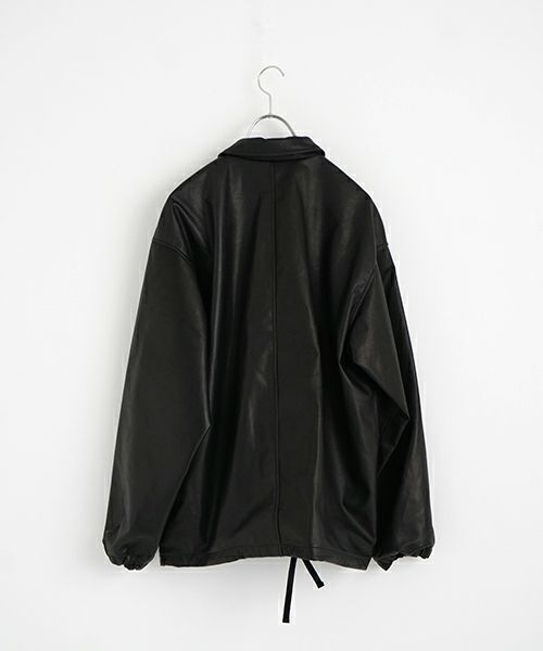 YOKO SAKAMOTOヨーコサカモト LEATHER COACH JACKE [BLACK] YS - 25SS - 02