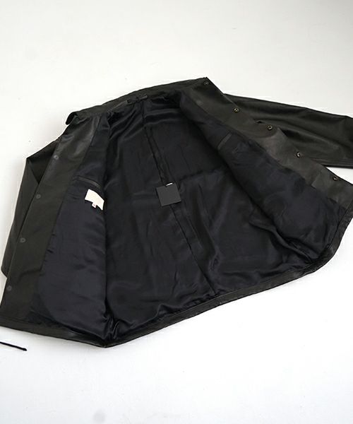 YOKO SAKAMOTOヨーコサカモト LEATHER COACH JACKE [BLACK] YS - 25SS - 02