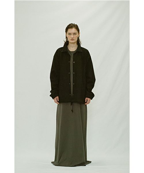 YOKO SAKAMOTOヨーコサカモト LEATHER COACH JACKE [BLACK] YS - 25SS - 02