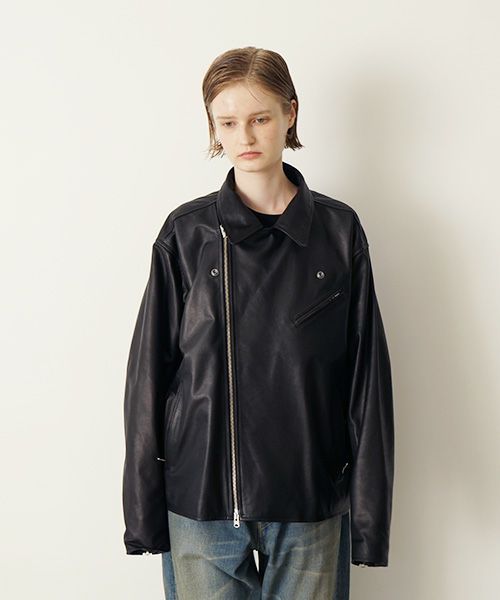 YOKO SAKAMOTO ヨーコサカモト LEATHER JACKET [LACK - NU] YS - 24AW - 08 