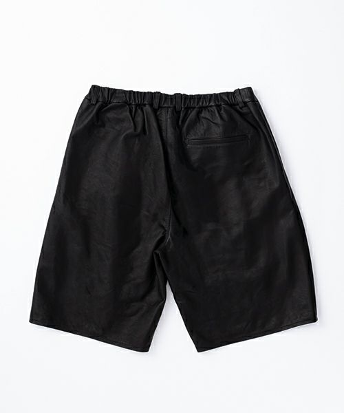 YOKO SAKAMOTOヨーコサカモト DOUBLE PLEATED EASY SHORTS [BLACK] YS - 25SS - 04