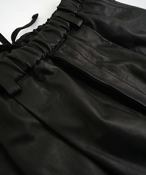 YOKO SAKAMOTOヨーコサカモト DOUBLE PLEATED EASY SHORTS [BLACK] YS - 25SS - 04