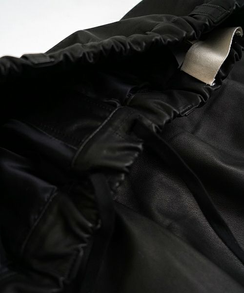 YOKO SAKAMOTOヨーコサカモト DOUBLE PLEATED EASY SHORTS [BLACK] YS - 25SS - 04