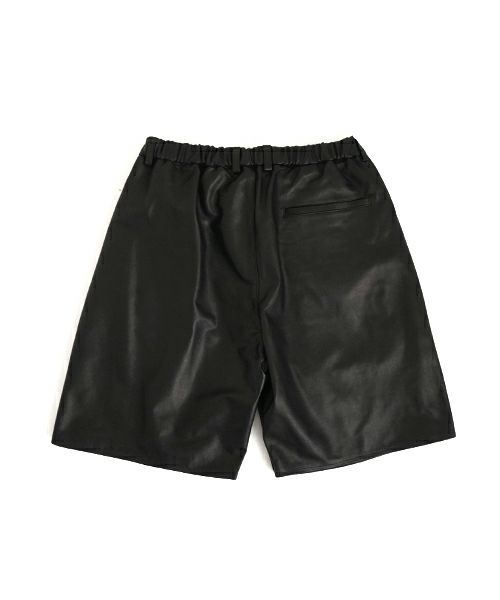 YOKO SAKAMOTOヨーコサカモト DOUBLE PLEATED EASY SHORTS [BLACK] YS - 25SS - 04