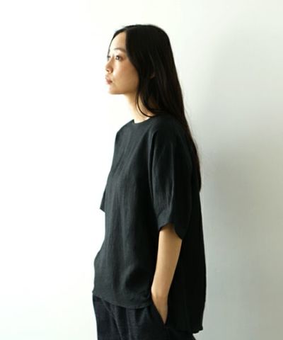 suzuki takayuki スズキタカユキ garthered pantsⅠ[T001-17/black]