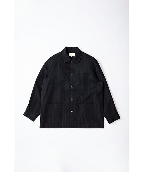 YOKO SAKAMOTOヨーコサカモトWORK SHIRT [ BLACK] YS - 25SS - 40