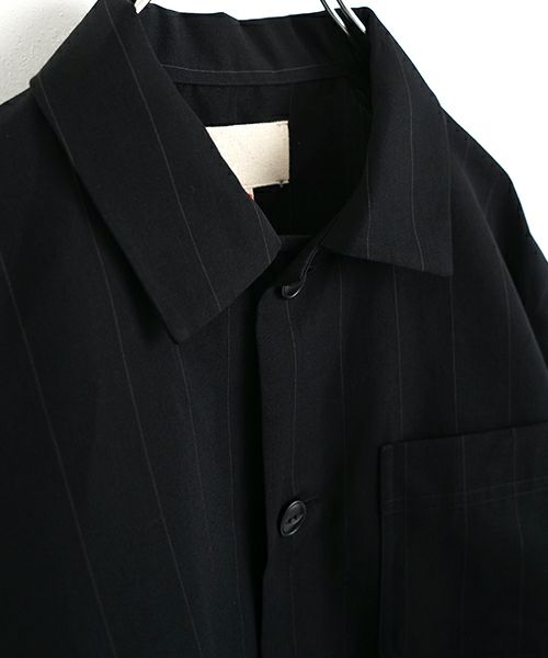 YOKO SAKAMOTOヨーコサカモトWORK SHIRT [ BLACK] YS - 25SS - 40