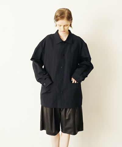 YOKO SAKAMOTO<br>ヨーコサカモト<br>WORK SHIRT [ BLACK] YS - 25SS - 40