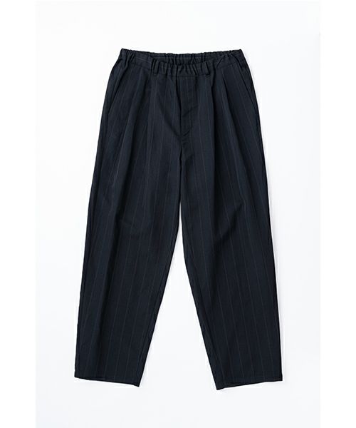  YOKO SAKAMOTOヨーコサカモトDOUBLE PLEATED EASY PANTS [BLACK] YS - 25SS - 42