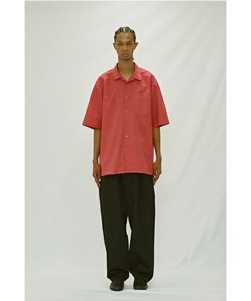  YOKO SAKAMOTOヨーコサカモトDOUBLE PLEATED EASY PANTS [BLACK] YS - 25SS - 42
