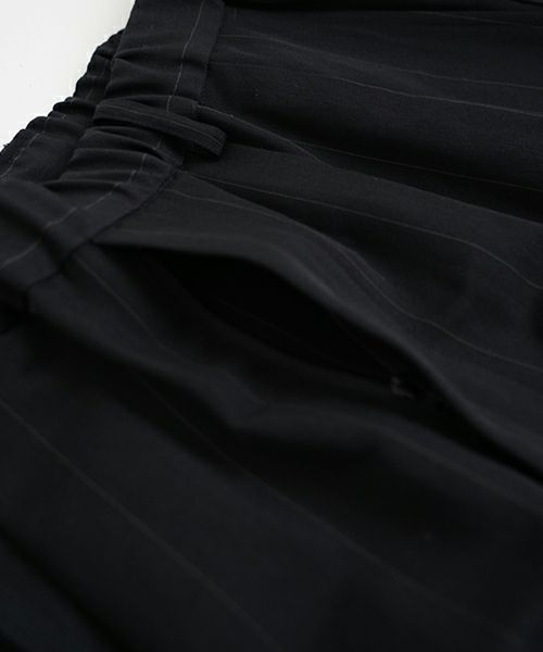  YOKO SAKAMOTOヨーコサカモトDOUBLE PLEATED EASY PANTS [BLACK] YS - 25SS - 42
