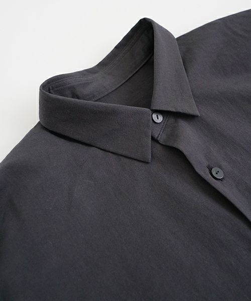 VU ヴウ two slit shirt  [BLACK×PATTERN] vu-sht-004