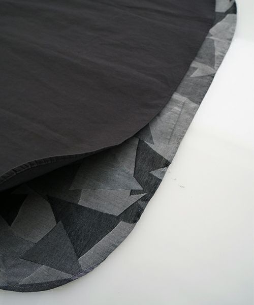 VU ヴウ two slit shirt  [BLACK×PATTERN] vu-sht-004